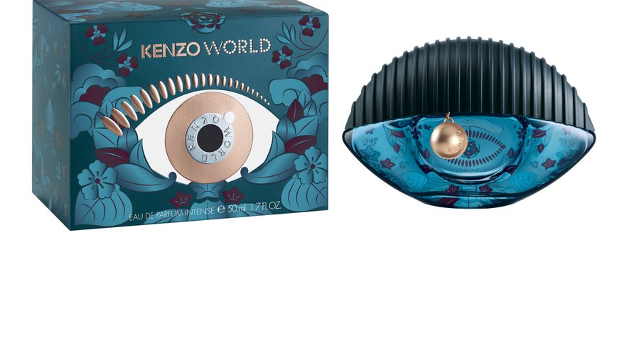Le parfum "Kenzo World Intense Collector" issu de la "Fantasy Collection" de Kenzo.