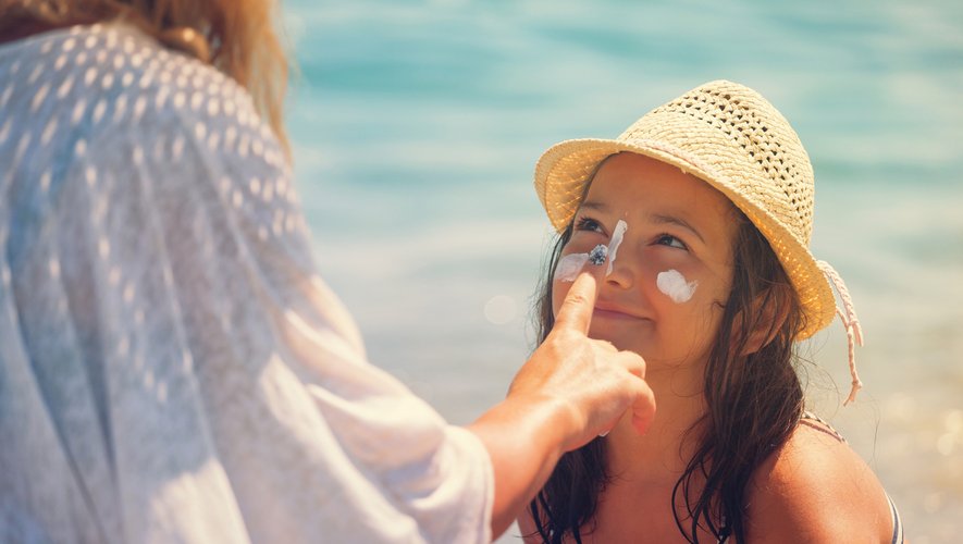 En moyenne, 11% de l'ensemble du visage n'a pas été couvert par l'écran solaire