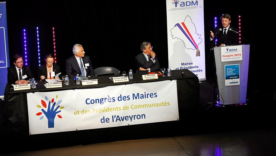 François Baroin était l’invité d’honneur du 5e congrès des maires de l’Aveyron.