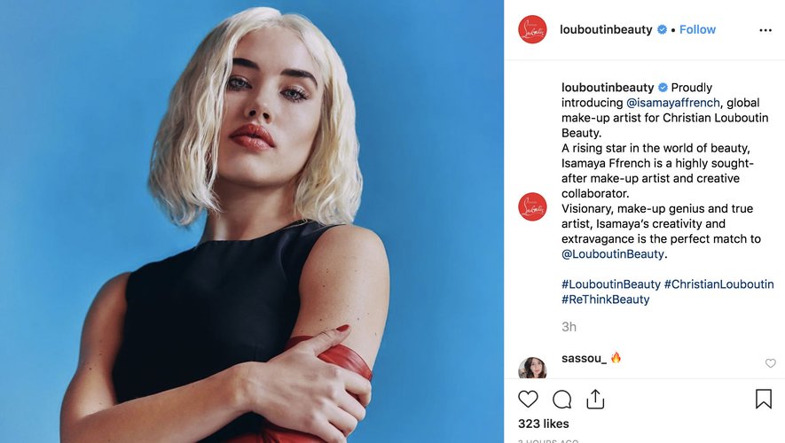 Christian Louboutin Beauty sur Instagram 2019