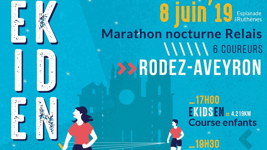 Ekiden Rodez : les inscriptions sont ouvertes, top départ le 8 juin !
