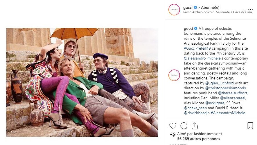 Gucci présente sa campagne pre-fall 2019.