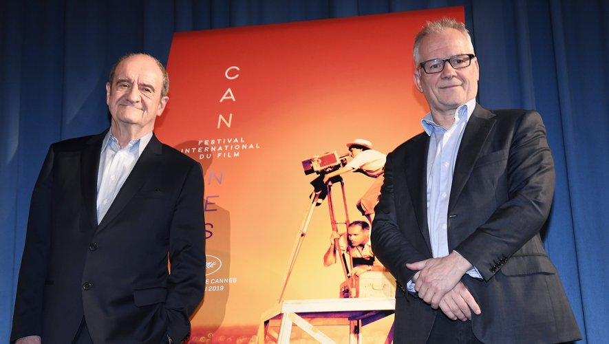 Pierre Lescure, le Président du Festival de Cannes (à gauche) et Thierry Frémaux, le Délégué Général