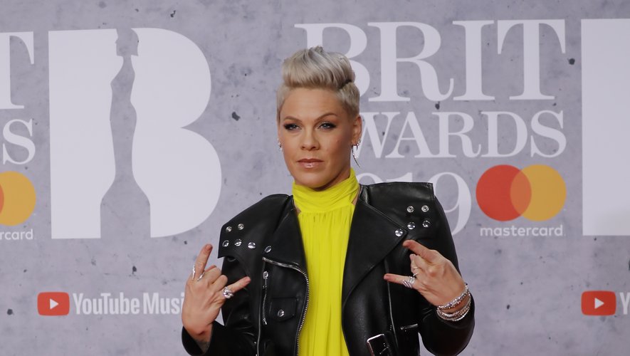 Pink aux BRIT Awards 2019 à Londres le 20 février 2019
