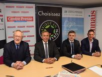 Bernard Maffre, Jean-Claude Luche, Benoît Quintard et Serge Gélis ont scellé le partenriat.