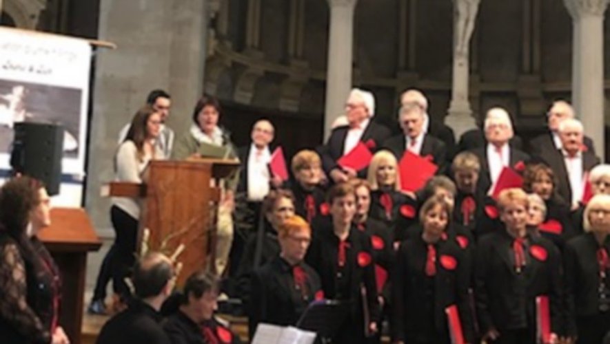 La chorale a offert un concert au profit de l’association Plume d’ange Laurie et Lisa.