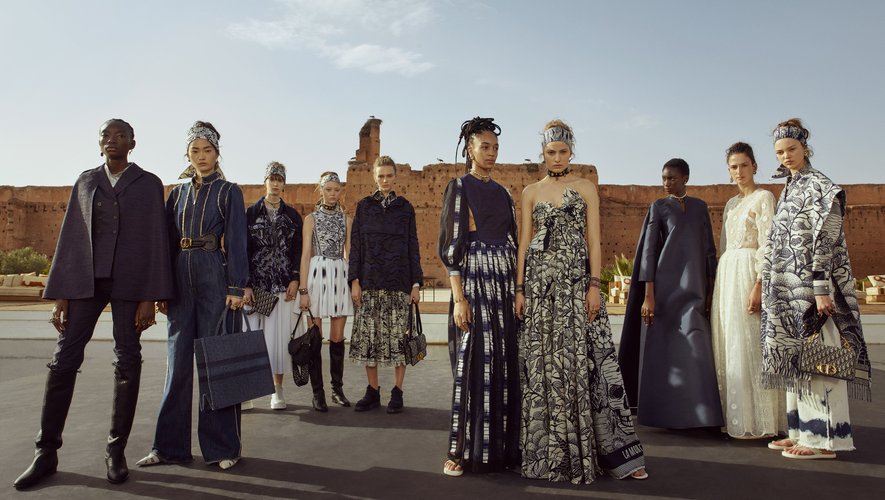 La maison Dior a présenté sa collection Croisière 2020 dans le cadre du palais El Badi à Marrakech.