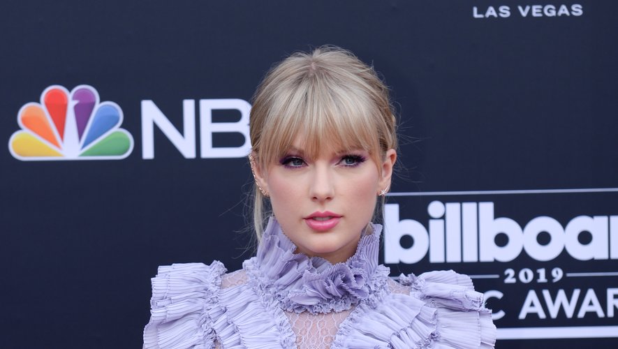 Taylor Swift à la cérémonie des Billboard Music Awards 2019 au MGM Grand Garden Arena le 1er mai 2019, à Las Vegas (Nevada).