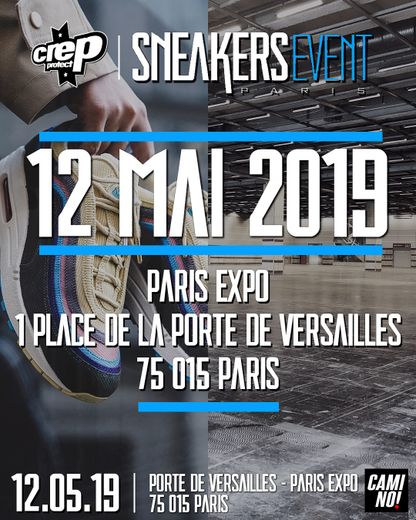 Le Sneakers Event se tiendra le 12 mai à Paris Expo - Porte de Versailles.
