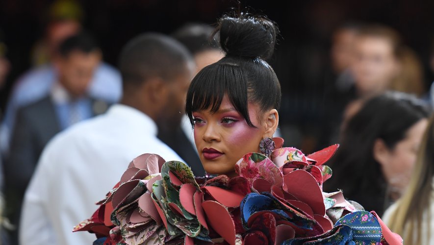 Rihanna lors du gala du Met le 1er mai 2017 au Metropolitan Museum of Art de New York.
