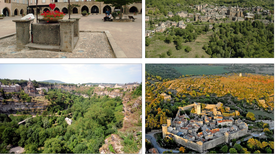 L'Aveyron ne manque pas de sites remarquables. Il sera difficile de faire un choix...