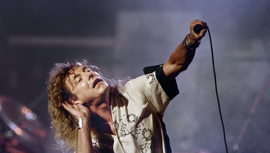 Robert Plant, le chanteur du légendaire groupe de rock anglais Led Zeppelin