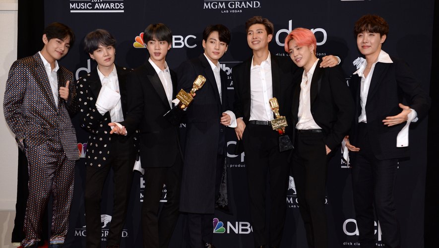 Le boys-band sud-coréen BTS aux Billboard Music Awards le 1er mai 2019.