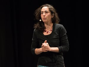 Camille Pasquier était à Millau, le week-end dernier, à l’invitation du collectif parentalité.