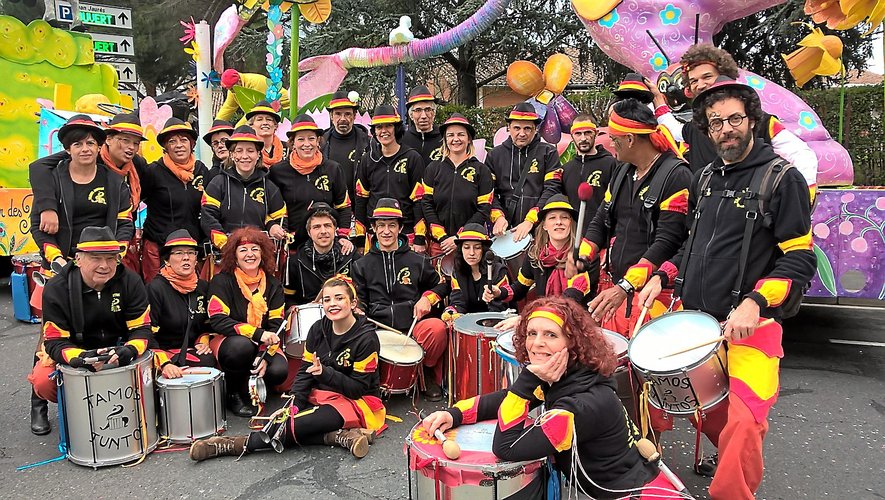 Les Tamos Juntos lors du carnaval d’Albi.