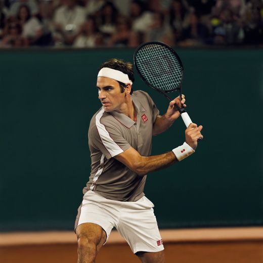 La tenue de Roger Federer par Uniqlo.