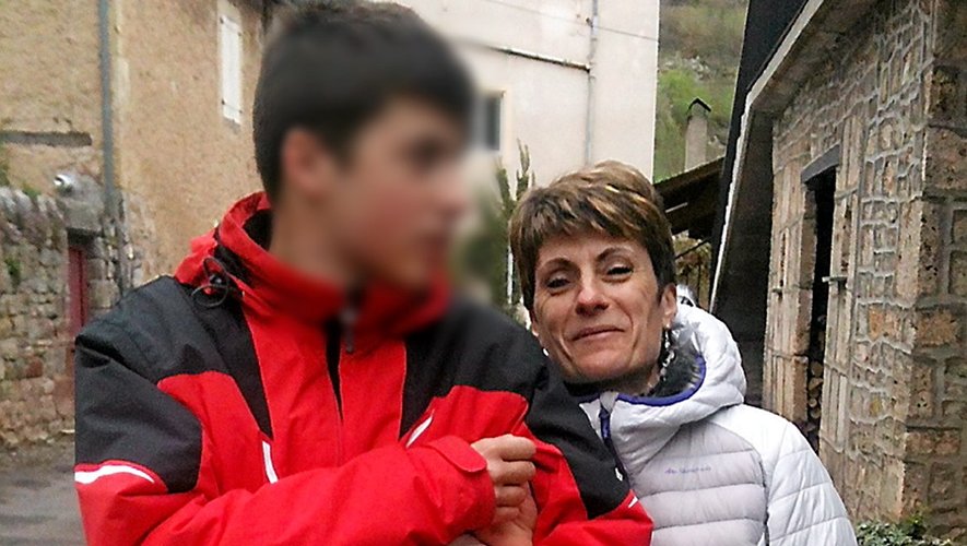 Patricia Hygonet avec son fils Ludovic, il y a trois ans. 