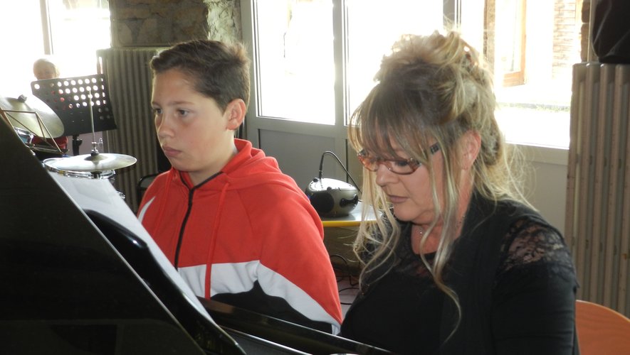 Sylvie Bouchaud, ici lors des auditions de l’école de musique, parle d’une « belle démarche » mise en place pour le concert de printemps de l’Harmonie.