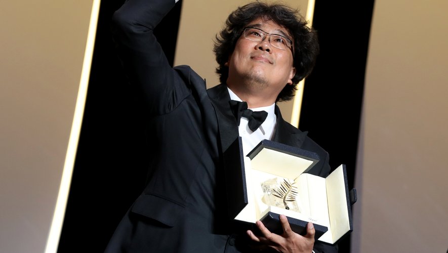 Bong Joon-ho, Palme d'or du 72e Festival de Cannes pour "Parasite", mai 25, 2019