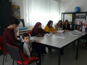 Un atelier parents très participatif avec Agnès Verdier.