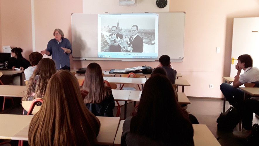 Jean-Michel Renault a parlé de dessin avec passion.