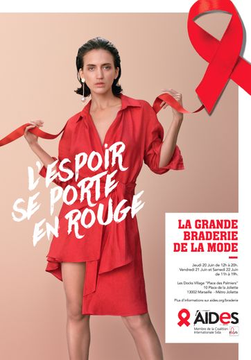 AIDES organisera sa prochaine Grande Braderie de la Mode à Pantin et Marseille au mois de juin.