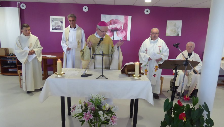 Mgr Fonlupt a célébré la messe d’Action de Grâce