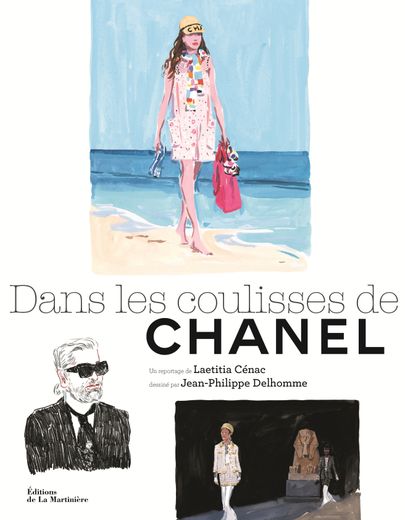 L'ouvrage "Dans les coulisses de Chanel" par Laetitia Cénac et Jean-Philippe Delhomme - Editions de La Martinière.