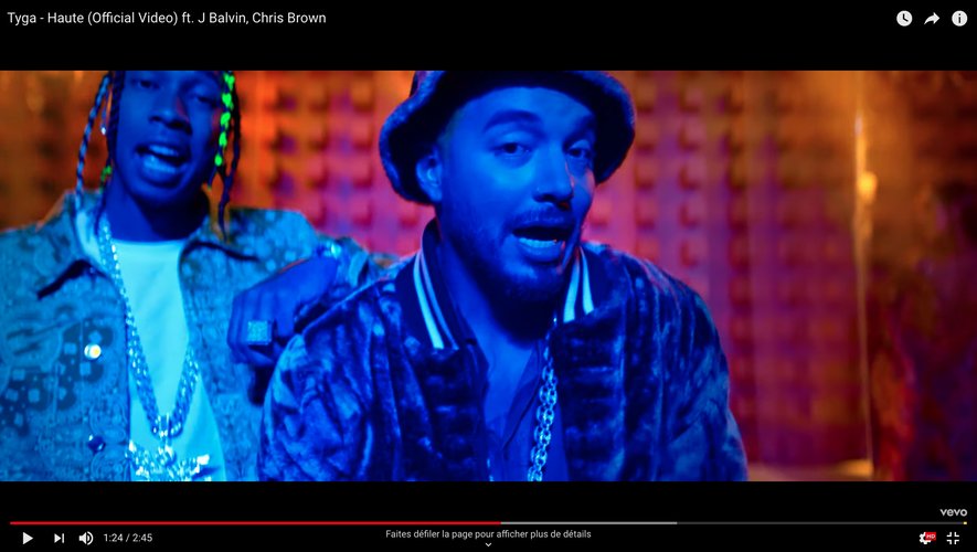 Tyga a partagé le nouveau clip de son single 'Haute' sur lequel figurent Chris Brown et J. Balvin.