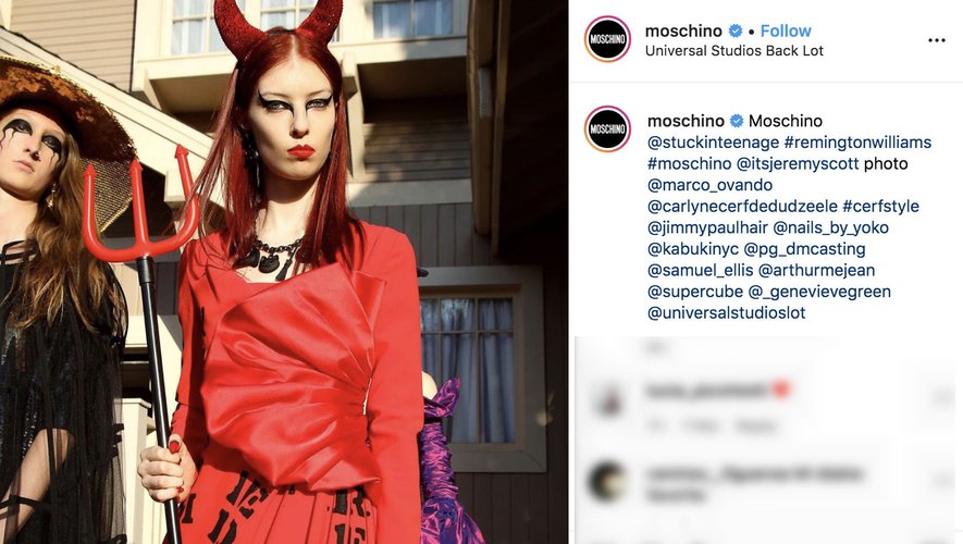 Moschino Instagram 2019