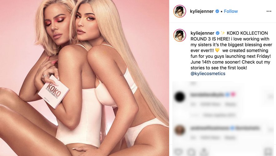 Kylie Jenner sur Instagram 2019