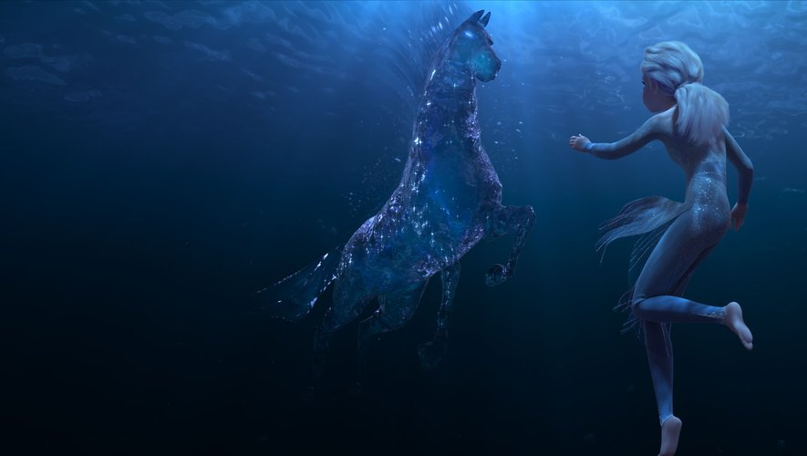 Dans "La Reine des Neiges 2", le personnage d'Elsa rencontrera un Nokk, un esprit d'eau mythique sous la forme d'un cheval qui utilise le pouvoir de l'océan afin de protéger les secrets de la forêt.