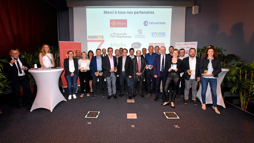 Huit entreprises aveyronnaises ont été récompensées, ce vendredi soir dans les locaux de  la CCI à Rodez, lors des Trophées Septuors, mis sur pied par le groupe Dépêche du Midi.