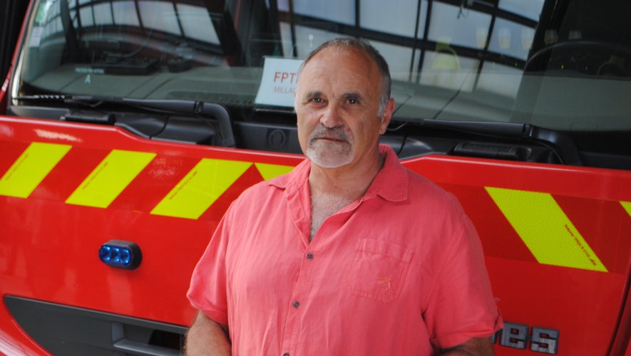 Michel Crebassa a exercé pendant 37 ans au sein des sapeurs-pompiers, dont 20 à Millau.