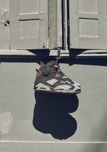 Une des paires de sneakers issues de la collection Jordan Brand x Paris Saint-Germain.