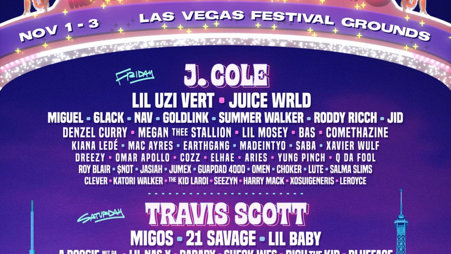 Kendrick Lamar et Travis Scott, têtes d'affiche d'un nouveau festival