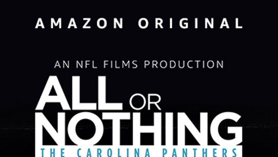 "All or Nothing : The Carolina Panthers" sera disponible en exclusivité vendredi 19 juillet sur  Amazon Prime Video.
