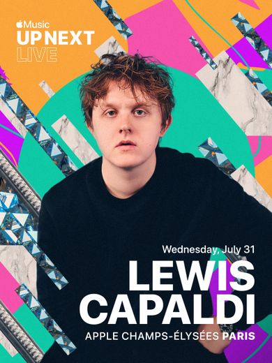 Lewis Capaldi donnera un concert unique à l'Apple Store des Champs-Élysées, à Paris, le 31 juillet 2019.