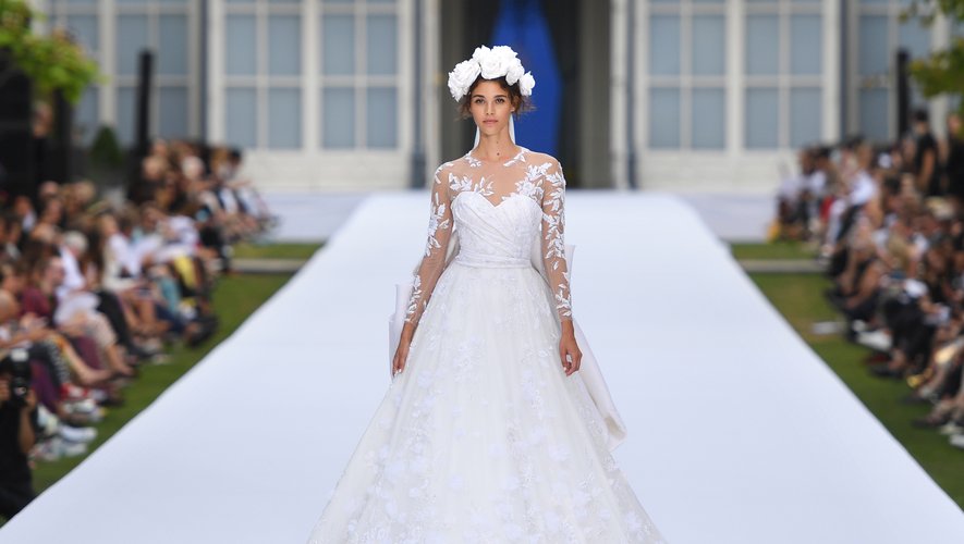 La robe de mariée de Ralph & Russo. Paris, le 1er juillet 2019.