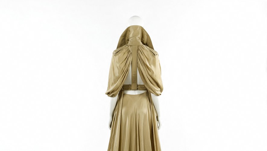 Jean Paul Gaultier, « Arabesque », Robe-trench, Haute couture, Automne-Hiver 2011-12.