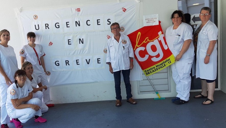 Les urgentistes du centre hospitalier en grève illimitée.