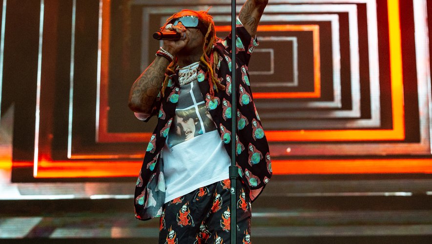 Lil Wayne sur la scène du festival Austin City Limits Music Festival 2018 à Zilker Park