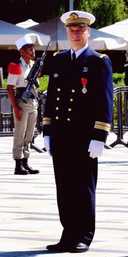 Le colonel Didier Gineste décoré de la Légion d’Honneur.