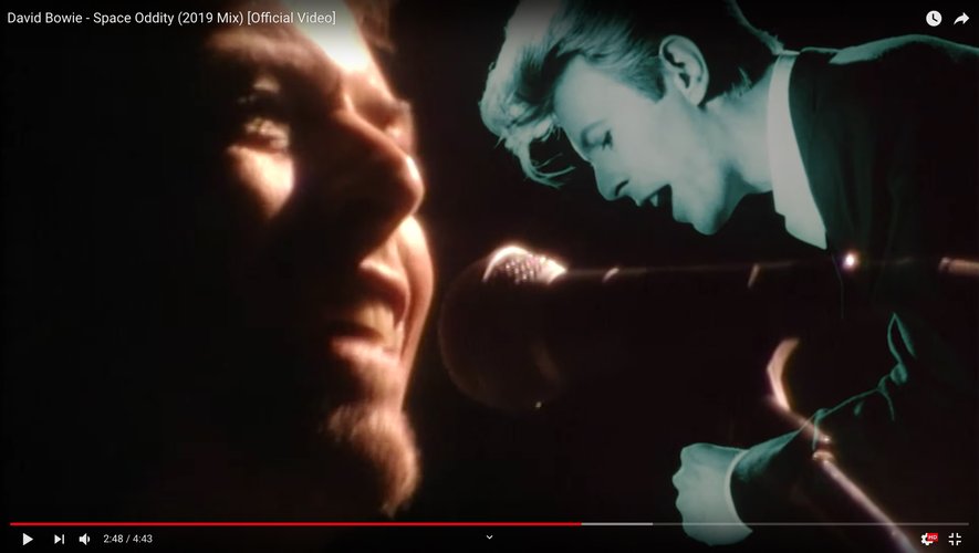 Le clip de la nouvelle mouture de "Space Oddity" de  David Bowie.