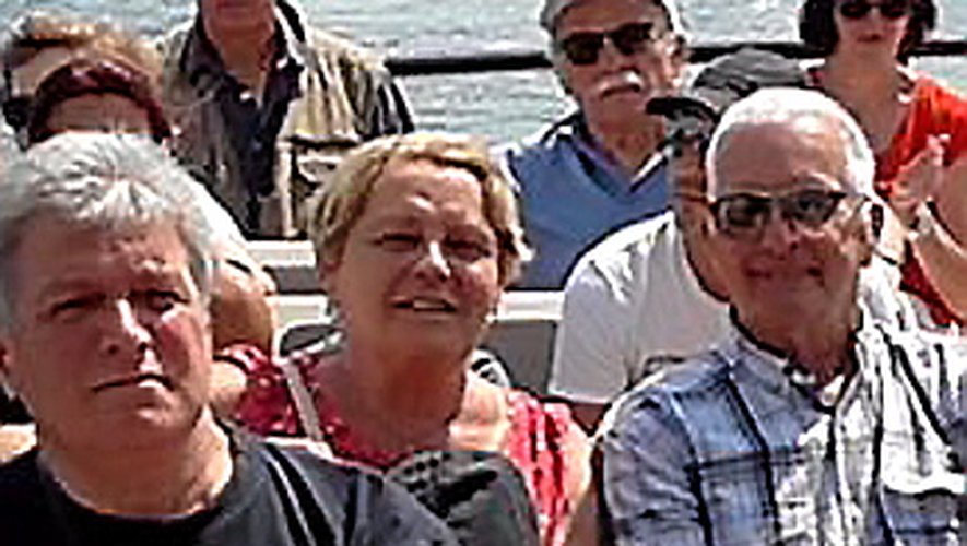 Les aînés se sont baladés sur l’étang à bord d’un bateau à Marseillan.