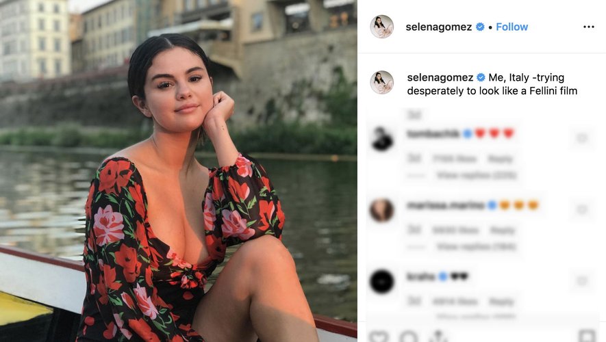 Selena Gomez sur Instagram 2019