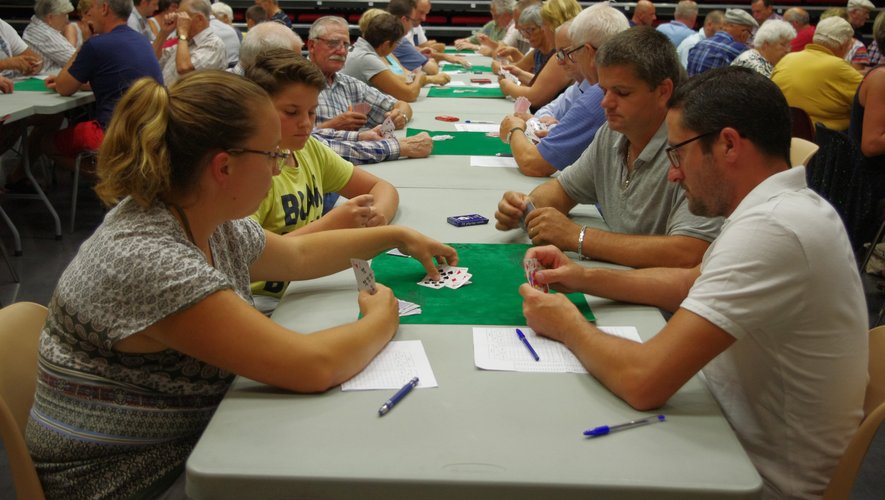 Le concours de belote a réuni 36 équipes