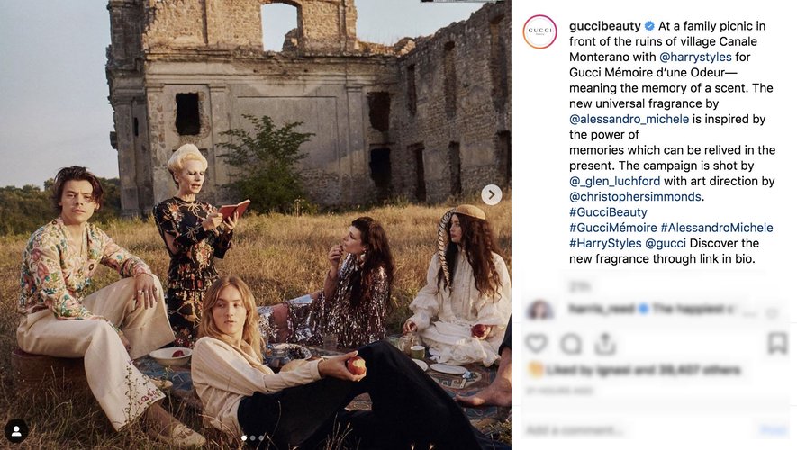 Gucci Beauty sur Instagram 2019