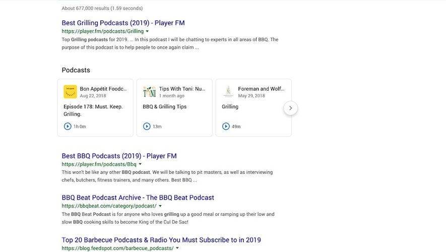 Google facilite la recherche de podcasts dans Search