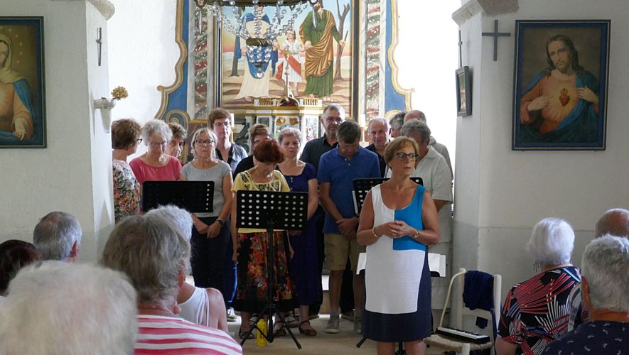 La chorale LKP s’est produiteà la chapelle de Murat.